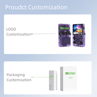 NKIWI G90 Console de Jeu Rétro Portable 7 Pouces 64 Go Haute Définition pour Jeux d'Arcade Nostalgiques PSP/PS1 pour Garçons