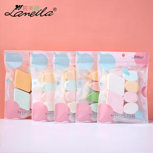 Lamela Makeup <b>Sponge</b> <b>Natural</b> <b>Sponge</b> Square Diamond Round For Foundation BB Cream Loose Powder Washable - Product Image 4