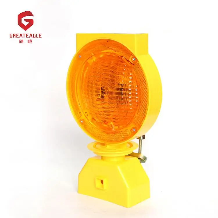 Mini warning light solar powered led warning safety light safety warning lights at crossroads for traffic cone