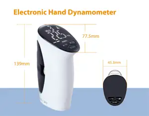 Entraîneur de force de la main 2 en 1 Dynamomètre à main électronique Entraîneur de poignée numérique
