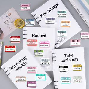 ป้ายชื่อตลกสีสันสดใส50ชิ้นสติกเกอร์ใบเสนอราคา - Product Image 3