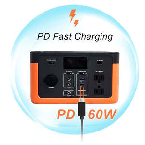 เครื่องกำเนิดไฟฟ้าพลังงานแสงอาทิตย์แบบพกพา 300W 500W 1500W 2400W 3000W พร้อมแบตเตอรี่สำรอง สำหรับใช้ในบ้านและนอกบ้าน รุ่นขายดีที่สุด 300W - Product Image 3