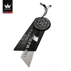 Etiquetas Colgantes de Papel Reciclado Personalizadas Crown Win, con Forma Personalizada del Cliente, Accesorios para Prendas con Cuerdas Opcionales, Proceso de Impresión - Product Image 4