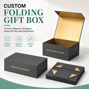 Boîtes cadeaux magnétiques en carton rigide EVA sur mesure avec insert en mousse EVA, fabrication chinoise, vente en gros, logo personnalisé - Product Image 1