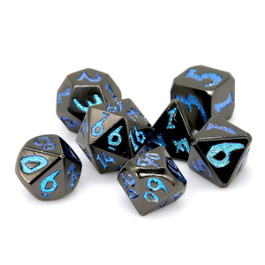 2025 logotipo personalizado de alta calidad poliédrico Metal D & D RPG en forma cuadrada mazmorras y dragones fábrica de <span class=keywords><strong>dados</strong></span> al por mayor - Product Image 6