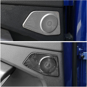 Haut-parleur de porte intérieure de <span class=keywords><strong>voiture</strong></span> <span class=keywords><strong>pour</strong></span> audi q3 2019-2024 fenêtre de coffre arrière triangle lecteur audio couverture garnitures accessoires auto - Product Image 3