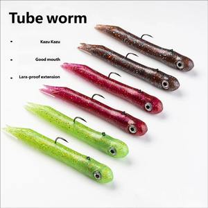 Appât souple en <span class=keywords><strong>tube</strong></span> TPR flottant pour la pêche en eau salée, pour le bar, la perche et le poisson-chat - Product Image 3