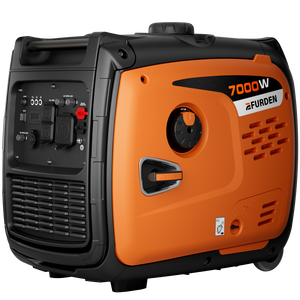เครื่องกำเนิดไฟฟ้าเบนซินแบบพกพา รุ่นใหม่ Super Silent 120 220v 5500W/7000W ระบบอินเวอร์เตอร์ ระบายความร้อนด้วยอากาศ สตาร์ทไฟฟ้า เหมาะสำหรับการตั้งแคมป์ - Product Image 4