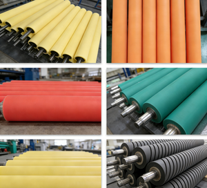 גלגלת גומי מוסמכת TUV CE עמידה בפני שחיקה ועמידה בחום, תעשייתית בהתאמה אישית - Product Image 5