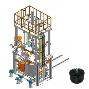 Gegoten Heatsinks Industriële Geëxtrudeerde Aluminium Profielen Metaalgietmachines