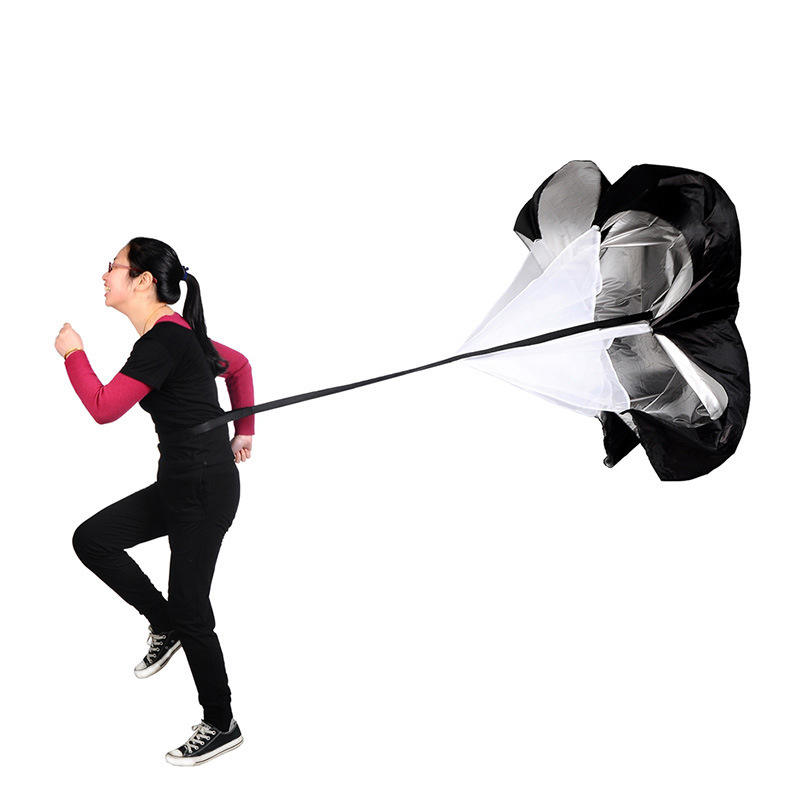 Paracadute Di Resistenza Per Allenamento - 56 Pollici, 25-35 Libbre Di Resistenza, Per Corsa, Calcio, Fitness - Foto 5