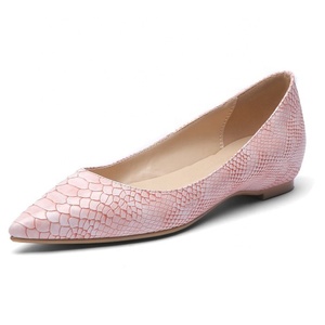 Newest Women's <b>Flats</b> <b>Pointed</b> <b>Toe</b> <b>Flats</b> Pumps Snakeskin Grain Print Loafers Walking Dress Office Classic Comfortable <b>Flats</b> - Product Image 1