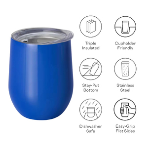 Taza Térmica Personalizada de 12 oz, Doble Pared, de Acero Inoxidable, Aislada, para Café, con Tapa, al por Mayor - Product Image 2