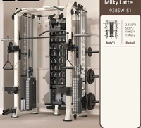 Machine Smith multifonctionnelle en acier pour la maison, rack à squats tout-en-un, appareil d'entraînement complet Flybird pour la musculation des jambes, unisexe