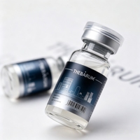 Boîte cadeau en carton rigide pour produits de recherche en peptides, personnalisable ODM, pour flacons d'expérimentation de laboratoire de 10 ml