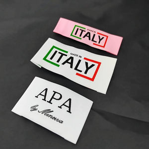 Etiqueta de <span class=keywords><strong>ropa</strong></span> Etiqueta tejida personalizada Etiqueta de tela para <span class=keywords><strong>marcar</strong></span> su <span class=keywords><strong>ropa</strong></span> - Product Image 2