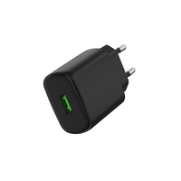 Chargeur 18W QC QC3.0 Chargeur rapide USBA Accessoires pour appareils électroniques Adaptateur chargeur universel pour téléphone portable Chargeur mural 18w