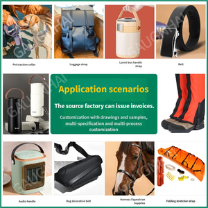 Correas de PVC recubiertas de goma de fábrica, correas suaves para correas y collares multifuncionales, elásticas, impermeables, con revestimiento flexible, mate, ROSH - Product Image 4