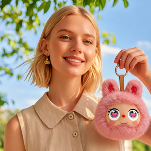 Haut-parleur Bluetooth intelligent haut de gamme en peluche, commande vocale IA, 2W, étanche, prend en charge 80 langues, doux et confortable, mini, pour enfants et maison - Product Image 6