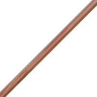 BFR002 haute qualité 7ft 2 pièces nano fibre de carbone blanc bambou canne à pêche construction canne à mouche avec poignée en liège