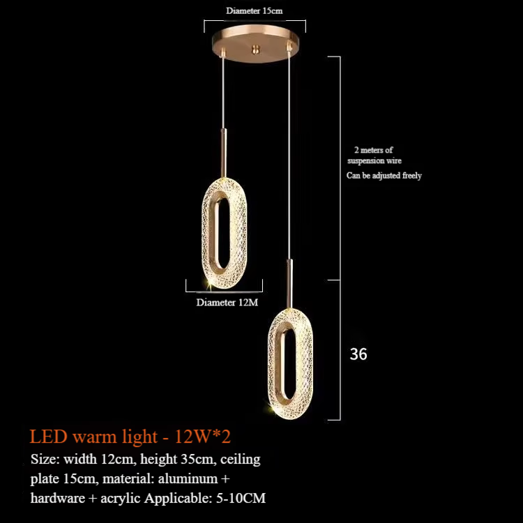 golden Double-head three-color dimming [standard model]