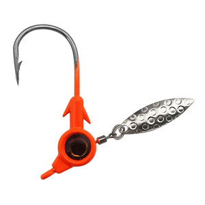Alta calidad 3,5G 5G 7G 10g <span class=keywords><strong>Altwater</strong></span> Underspin Crappie Fishing Jig Heads con cuchillas giratorias - Product Image 6