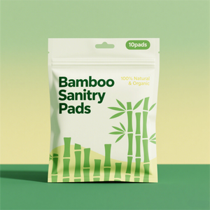 Mini servilleta sanitaria de carbón de bambú <span class=keywords><strong>extra</strong></span> grande con control de olores, toalla de hoja superior para adolescentes OEM - Product Image 5