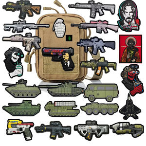 High Quality PVC BABAYAGA 3D Pencil Grip Soft Rubber Armband Embroidered Technics New Design Backpack <strong>Hook</strong> <strong>Loop</strong> <strong>Patch</strong> - Product Image 1