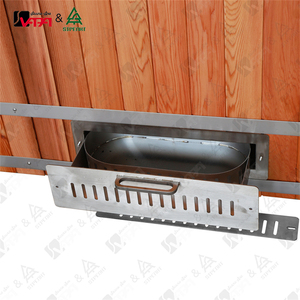 Fabricant de sauna vapeur, bain à remous <span class=keywords><strong>extérieur</strong></span> en bois de cèdre, écologique, pour 4 personnes, avec tube de chauffage, design moderne, pour hôtel - Product Image 3
