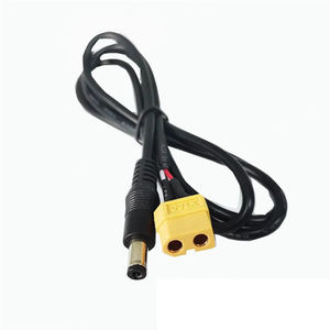 Оптовая продажа автомобильного аккумулятора DC5521 Female to XT60 адаптер питания кабель DC разъем кабеля для зарядки аккумулятора дрона - Product Image 1