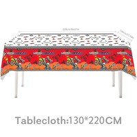 Ensemble de vaisselle pour fête sur le thème de la moto tout-terrain, pour 10 personnes, comprenant assiettes, gobelets, serviettes et décorations, pour anniversaire de garçons, fournitures pour baby shower