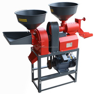 Machine agricole multifonctionnelle automatique à moteur diesel pour le décorticage et le broyage du riz, avec fonction de moulin à riz et moteur à roulement