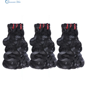 Cheveux naturels vierges bruts garantis, double épaisseur, ondulés, peuvent être décolorés, avec pointes pleines, couleur naturelle - Product Image 2