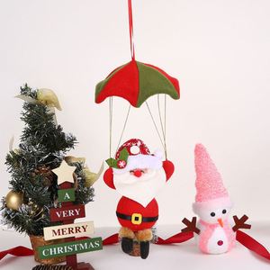 Décorations de Noël Artisanales : Père Noël, Bonhomme de Neige, Renne et Parachute – Ornements Suspendus pour le Dessus de l'Arbre - Product Image 2