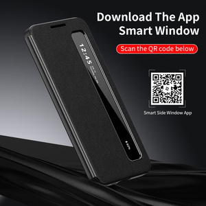 Étui en cuir PU Smart View de luxe pour Samsung <span class=keywords><strong>Galaxy</strong></span> S26 Ultra S24 S23 <span class=keywords><strong>S22</strong></span> S25 + FE/Edge Smart View <span class=keywords><strong>Protection</strong></span> de veille et de lecture - Product Image 2