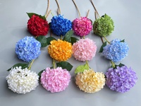Kunstzijde bloemen grote bloemknop 20cm hortensia zijden bloemen decoratieve bloemen voor bruiloft evenement feestdecoratie