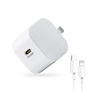 PD30W GaN <span class=keywords><strong>cargador</strong></span> de adaptador de tipo C QC 3,0 de carga rápida <span class=keywords><strong>cargador</strong></span> de pared con Cable para <span class=keywords><strong>Apple</strong></span> <span class=keywords><strong>iPhone</strong></span> 12 <span class=keywords><strong>Pro</strong></span> max <span class=keywords><strong>11</strong></span> - Product Image 2