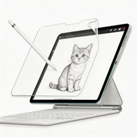 Pelindung Layar Paperfeel Matte Drawing 2.5D Anti Silau Pelindung Mata iPad Pro 11/13 2024 Tanpa Lag Saat Menulis