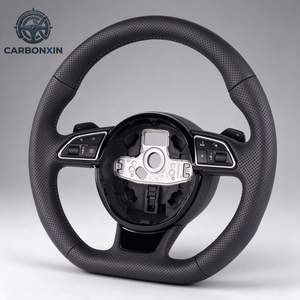 Volant en fibre de carbone forgé sur mesure pour Audi A4 A4L B7 A6L C6 A3 8P Sportback TT 8N MK1 Rs7 Rs5 S3 A7 8v S4 B9 B8 S5 Rs6 - Product Image 5