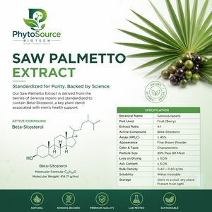 Estratto in Polvere di Bacche di Saw Palmetto, Acidi Grassi 30%, Serenoa Repens, Integratore per il Benessere Maschile, Materia Prima - Product Image 4