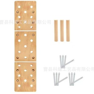 Tabla de escalada de madera maciza para ejercicio en interiores, equipo de gimnasio para adultos, niños y familias. - Product Image 5