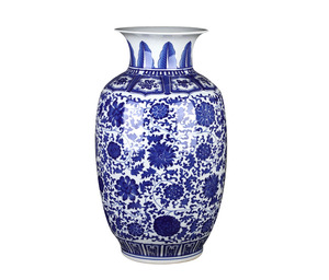 Jingdezhen céramique personnalisation <span class=keywords><strong>vase</strong></span> ventre de lotus avec branches emmêlées <span class=keywords><strong>Vase</strong></span> en porcelaine bouteille de <span class=keywords><strong>gourde</strong></span> de cire bleue et blanche bon marché - Product Image 2