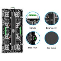 Écran LED extérieur HD P2.976 étanche IP65 4K pour mur vidéo, clé en main, 500x500mm/500x1000mm, HDR10, 4500cd, location pour scène géante