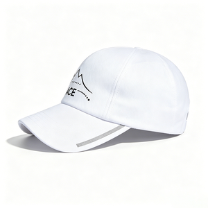 Gorra Deportiva Blanca de 5 Paneles con Estampado Gráfico ACE Mountain, Ligera, de Poliéster, Unisex, Casual, para Exteriores, con Visera Curva - Product Image 6