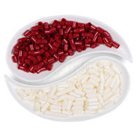 Capsules végétales vides en pullulan et HPMC, taille 000-5, personnalisables avec logo, directement de l'usine OEM