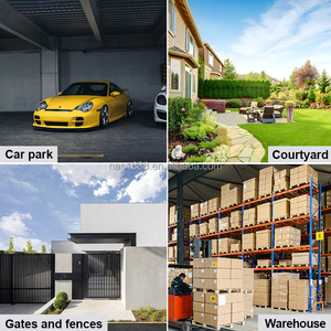 Chất lượng cao có thể sạc lại chiếu PIR chiếu sáng đường phố năng lượng mặt trời đèn pha - Product Image 4