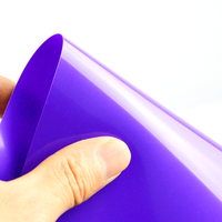 Feuille de PVC rigide transparente colorée de 2 mm