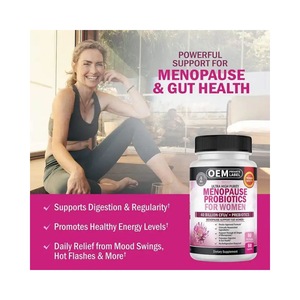 Kapsul Probiotik Menopause Bestseller OEM dengan 40 Miliar CFU Campuran Probiotik untuk Wanita untuk Meningkatkan Kesehatan Usus & Pencernaan - Product Image 3