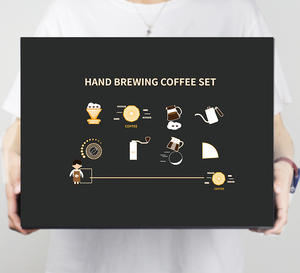 ISStapromo Cadeaux Barista Outil Verser Sur <span class=keywords><strong>Cafetière</strong></span> Ensemble <span class=keywords><strong>Cafetière</strong></span> Dripper Kit Café Thé Ensembles pour Cadeau - Product Image 6