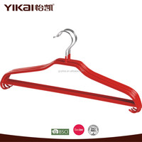 YIKAI Cintre en métal enduit de PVC Cintres antidérapants avec crochets